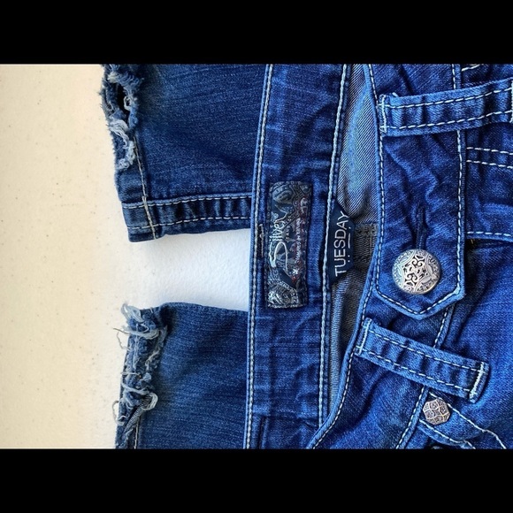 Silver Tuesday Jeans Sz W 26/ L 33 - Picture 10 of 12